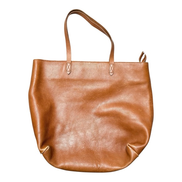 Madewell Handbags - Madewell Transport Tote – English Saddle Brown – Zippered Version